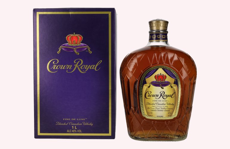 Crown Royal Blended Canadian Whisky 40% Vol. 1l en boîte cadeau