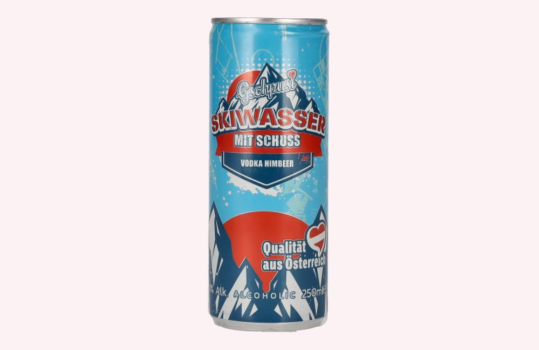 Gschpusi Skiwasser met Schuss 4% Vol. 0,25l Dose