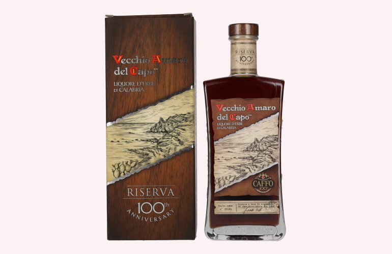 Vecchio Amaro del Capo Caffo RISERVA 100th Anniversary Liquore 37,5% Vol. 0,7l en boîte cadeau