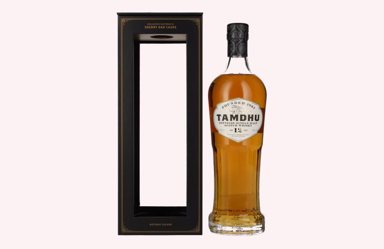 Tamdhu 12 Years Old Speyside Single Malt Scotch Whisky 43% Vol. 0,7l en boîte cadeau