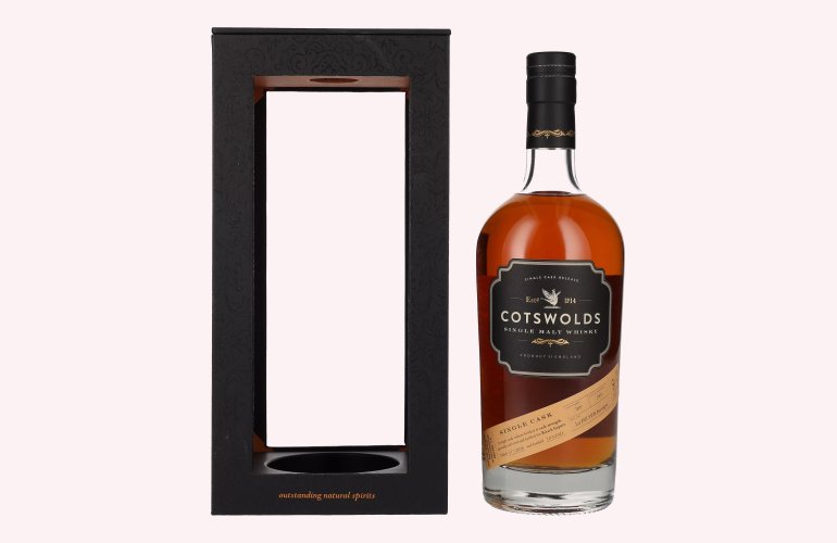 Cotswolds SINGLE CASK 5 Years Old Single Malt Whisky 2016 60,6% Vol. 0,7l in geschenkverpakking