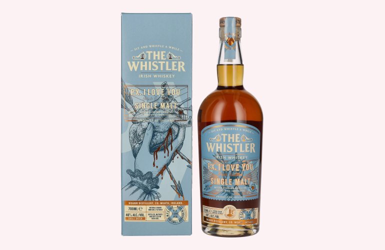 The Whistler Irish Whiskey P.X. I LOVE YOU Single Malt 46% Vol. 0,7l in geschenkverpakking