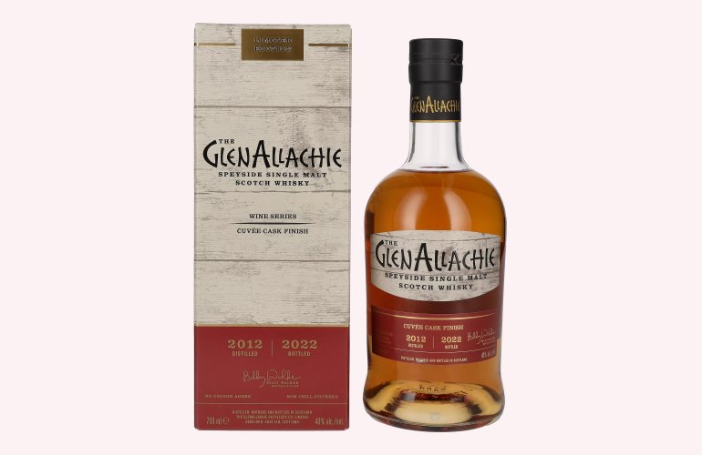 The GlenAllachie WINE SERIES Cuvée Cask Finish 2012 48% Vol. 0,7l in geschenkverpakking