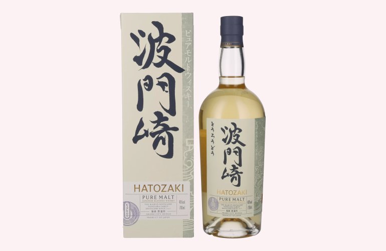 Hatozaki PURE MALT Japanese Blended Whisky 46% Vol. 0,7l in geschenkverpakking