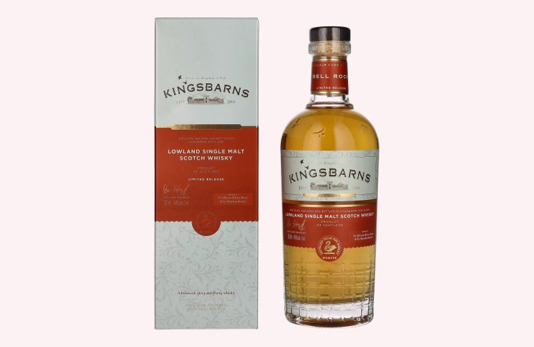 Kingsbarns BELL ROCK Lowland Single Malt Scotch Whisky 46% Vol. 0,7l in geschenkverpakking