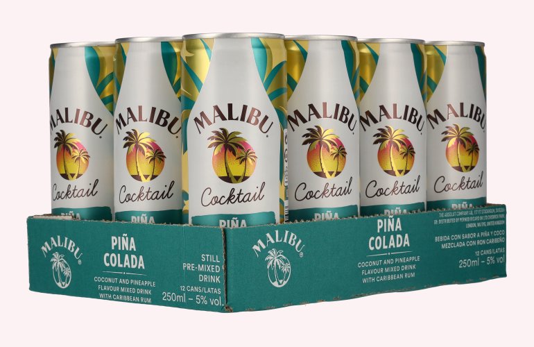 Malibu Piña Colada 5% Vol. 12x0,25l Dosen