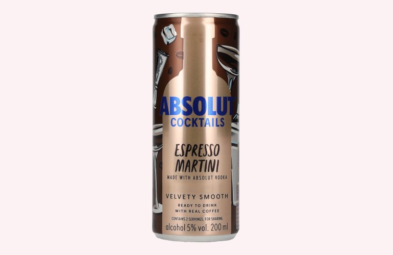 Absolut Cocktails Espresso Martini 5% Vol. 0,2l Dose