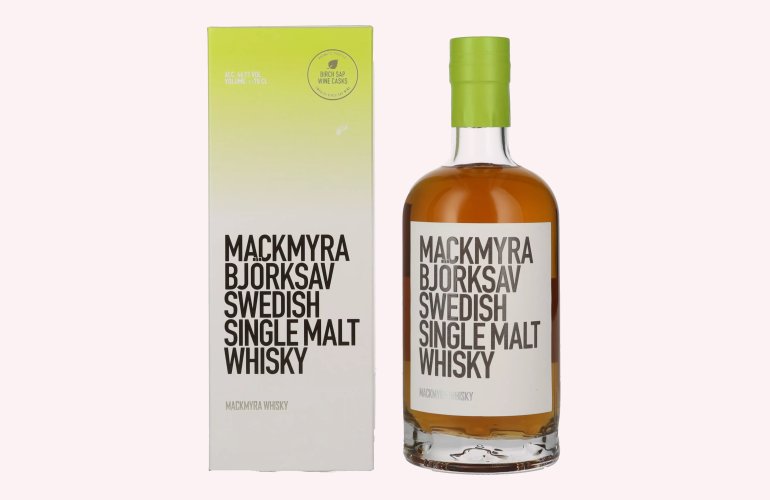 Mackmyra BJÖRKSAV Swedish Single Malt Whisky 46,1% Vol. 0,7l in geschenkverpakking