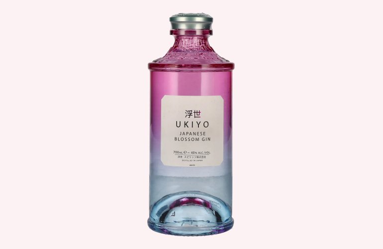 Ukiyo Japanese Blossom Gin 40% Vol. 0,7l