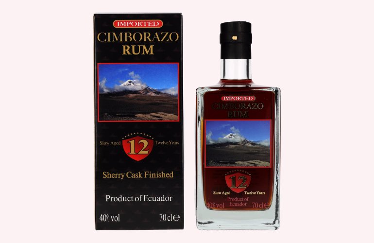 Cimborazo Rum 12 Years Sherry Cask Finished 40% Vol. 0,7l in geschenkverpakking