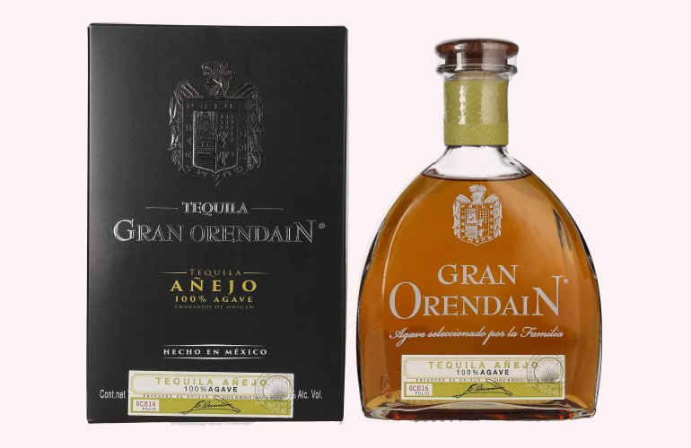 Gran Orendain Tequila AÑEJO 100% Agave 38% Vol. 0,7l en boîte cadeau