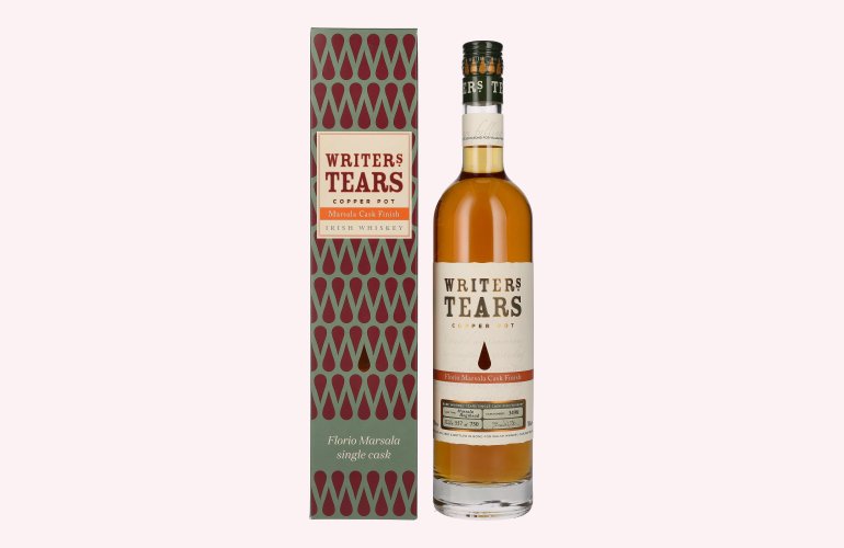 Writer's Tears COPPER POT Florio Marsala Cask Finish Irish Whiskey 45% Vol. 0,7l in geschenkverpakking