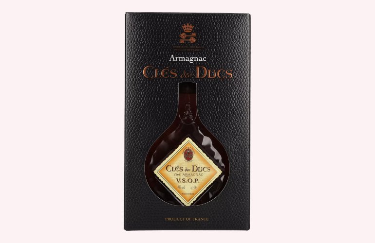 Clés des Ducs Vieil Armagnac V.S.O.P. 40% Vol. 0,7l en boîte cadeau