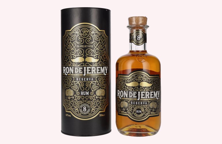 Ron de Jeremy RESERVA 8 Rum 40% Vol. 0,7l en boîte cadeau