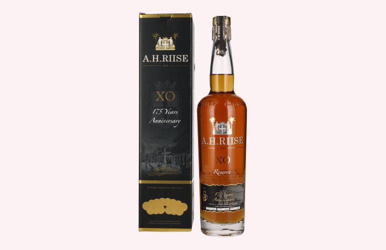 A.H. Riise X.O. Reserve 175 YEARS ANNIVERSARY Superior Spirit Drink 42% Vol. 0,7l in Geschenkbox