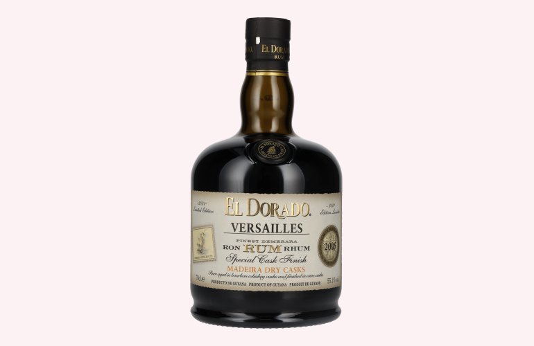 El Dorado Rum VERSAILLES Special Madeira Dry Casks 2005 55,1% Vol. 0,7l