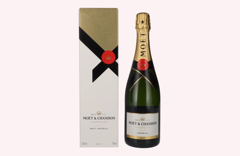 Moët & Chandon Champagne IMPÉRIAL Brut 12,5% Vol. 0,75l en boîte cadeau