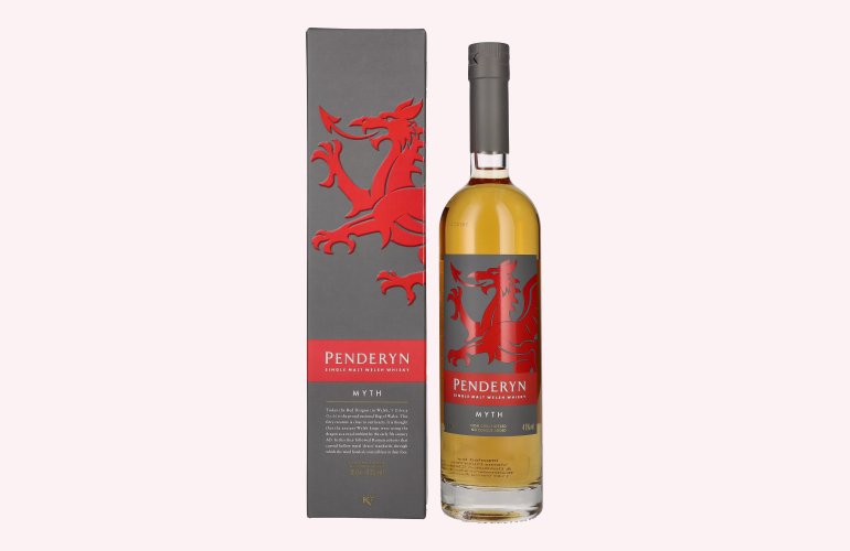 Penderyn MYTH Single Malt Welsh Whiskey 41% Vol. 0,7l in geschenkverpakking