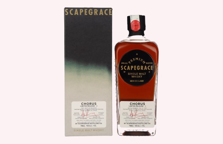 Scapegrace CHORUS Small Batch Limited Release II 46% Vol. 0,7l in geschenkverpakking