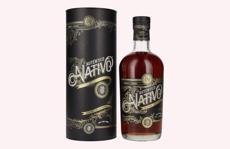 Auténtico Nativo 20 Years Old Special Reserve Rum 40% Vol. 0,7l in geschenkverpakking