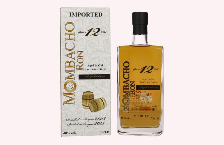 Mombacho Ron 12 Years Old Sauternes Finish 40% Vol. 0,7l in geschenkverpakking