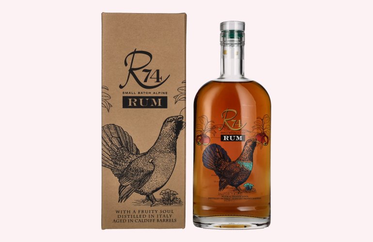 R74 Small Batch Alpine Rum 40% Vol. 0,7l en boîte cadeau