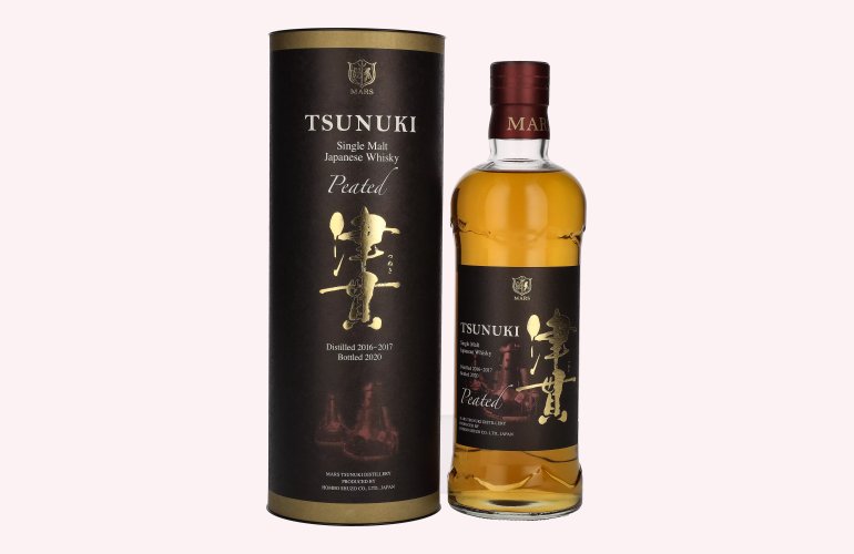 Mars TSUNUKI Single Malt Japanese Whisky PEATED 2016-2017 50% Vol. 0,7l in geschenkverpakking