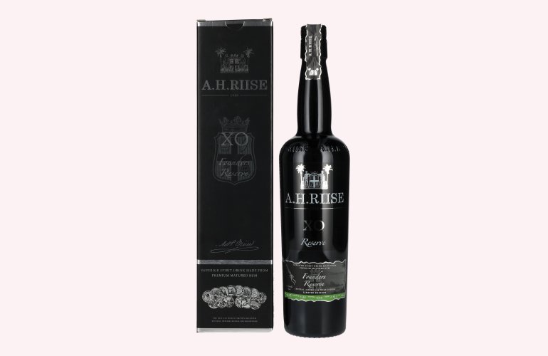 A.H. Riise X.O. FOUNDERS RESERVE Superior Spirit Drink 45,5% Vol. 0,7l in Giftbox