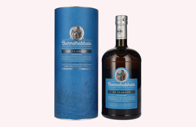 Bunnahabhain AN CLADACH Islay Single Malt Scotch Whisky Limited Edition Release 50% Vol. 1l en boîte cadeau