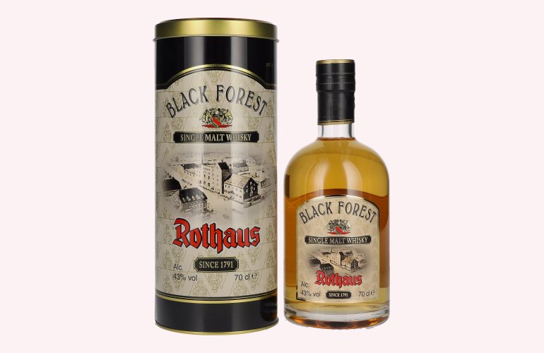 Black Forest Rothaus Single Malt Whisky Edition No. 14 43% Vol. 0,7l in Tinbox