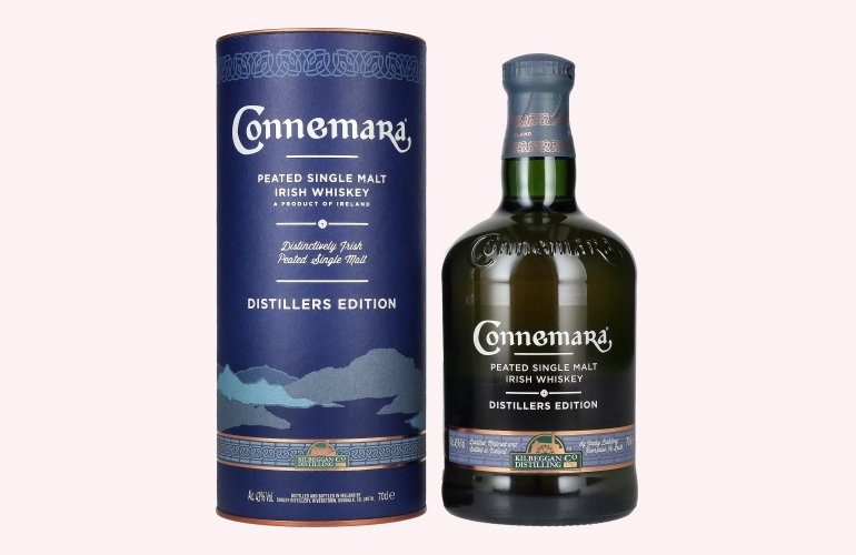 Connemara DISTILLERS EDITION Peated Single Malt Irish Whiskey 43% Vol. 0,7l en boîte cadeau