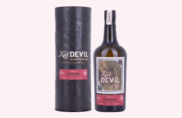 Hunter Laing Kill Devil Guyana 16 Years Old Single Cask Rum 2003 59,9% Vol. 0,7l en boîte cadeau