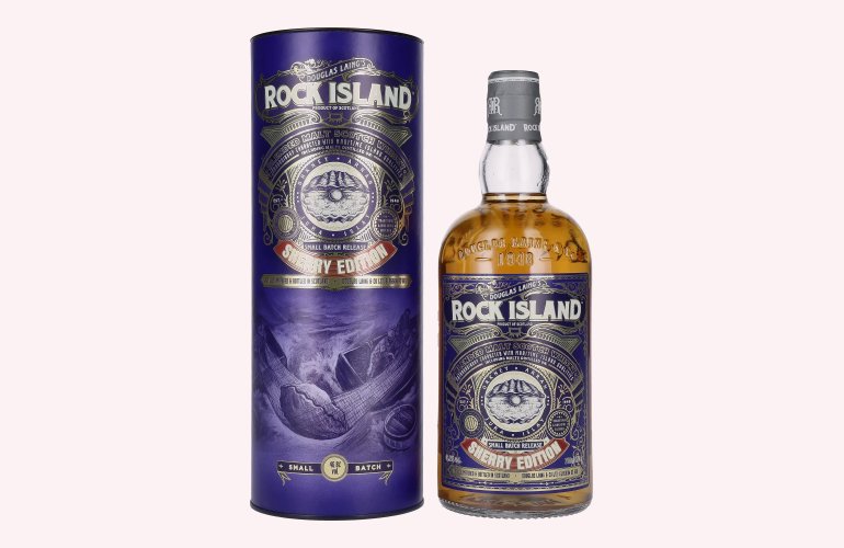 Douglas Laing ROCK ISLAND Sherry Edition Small Batch 46,8% Vol. 0,7l en boîte cadeau