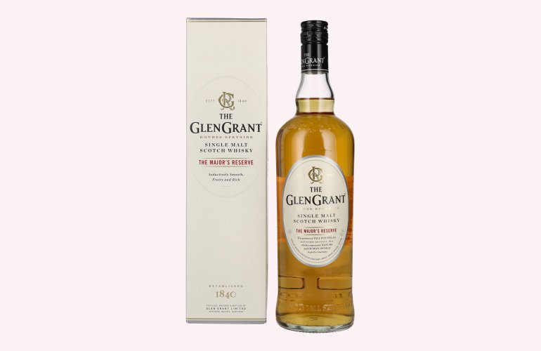 The Glen Grant THE MAJOR'S RESERVE Single Malt Scotch Whisky 40% Vol. 1l in geschenkverpakking