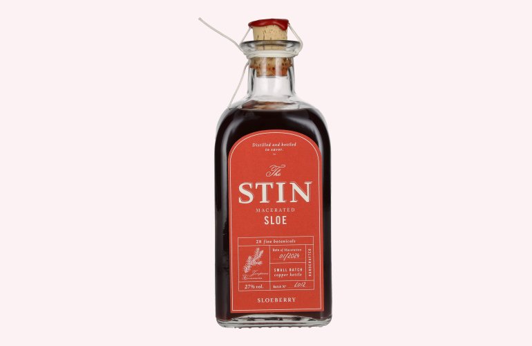 The STIN Macerated Sloe Gin 27% Vol. 0,5l