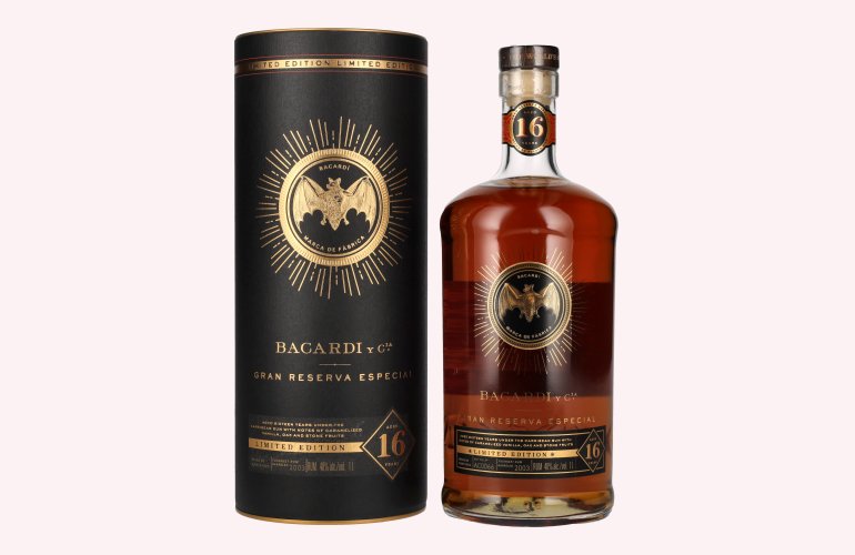 Bacardi 16 Years Old Gran Reserva Especial Limited Edition 40% Vol. 1l en boîte cadeau