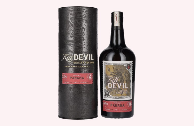 Hunter Laing Kill Devil PANAMA 13 Years Old Single Cask Rum 2006 60,3% Vol. 0,7l in geschenkverpakking