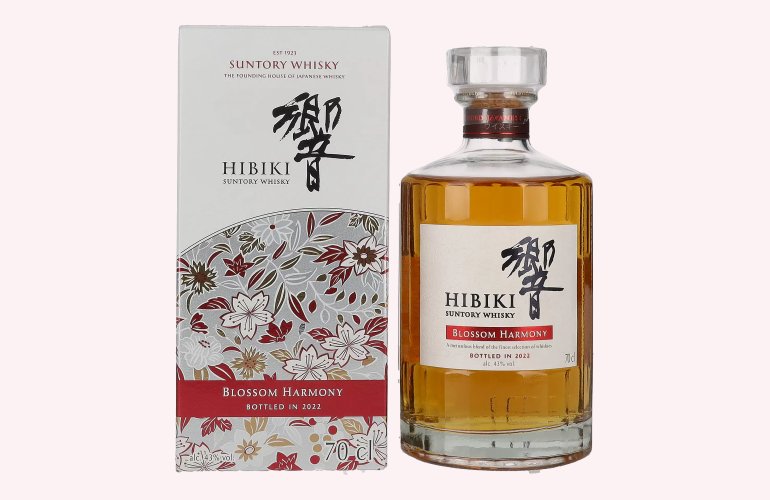 Suntory Hibiki Blossom Harmony Whisky 2022 43% Vol. 0,7l in geschenkverpakking