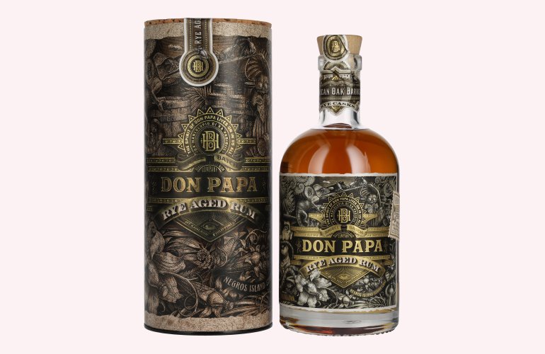 Don Papa Rum Rye Aged 45% Vol. 0,7l in Geschenkbox