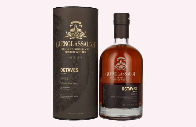 Glenglassaugh OCTAVES Peated Highland Single Malt Batch 2 44% Vol. 0,7l in Giftbox