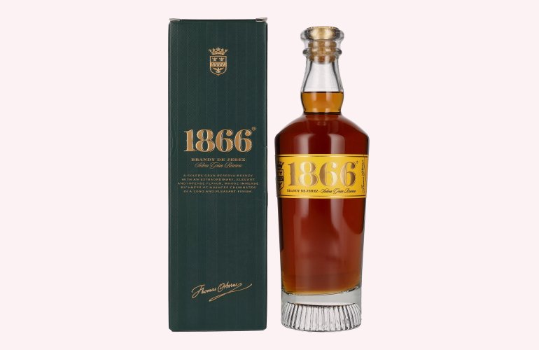 1866 Brandy Solera Gran Reserva 40% Vol. 0,7l en boîte cadeau