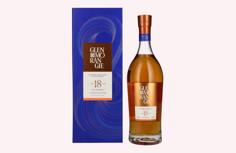 Glenmorangie 18 Years Old THE INFINITA Highland Single Malt 43% Vol. 0,7l in geschenkverpakking