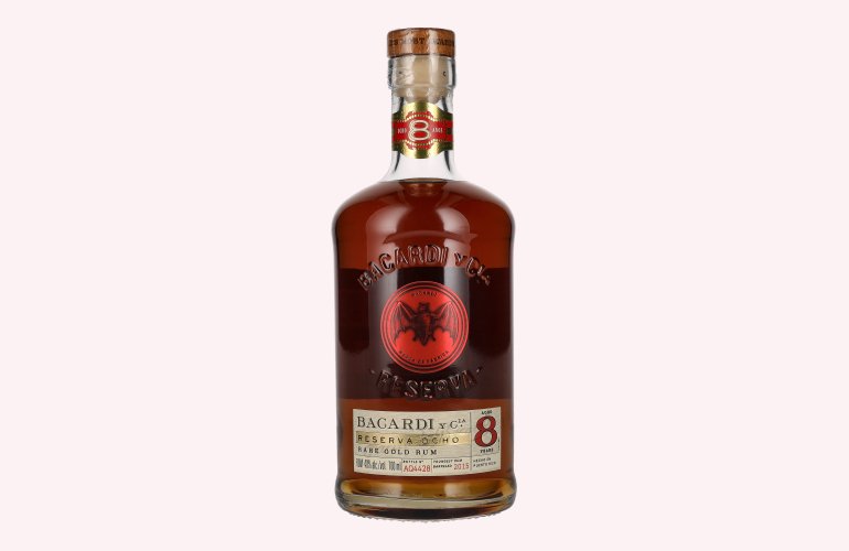 Bacardi 8 Años RESERVA OCHO Rare Gold Rum 40% Vol. 0,7l