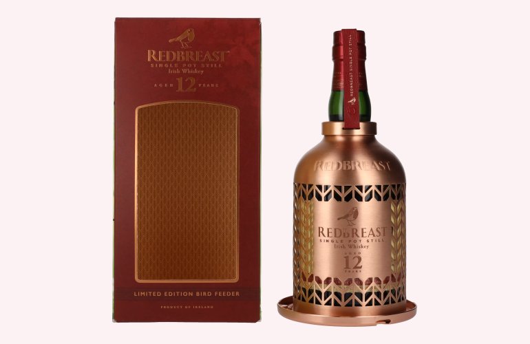 Redbreast 12 Years Old Limited Edition Bird Feeder Red Edition 2021 40% Vol. 0,7l en boîte cadeau