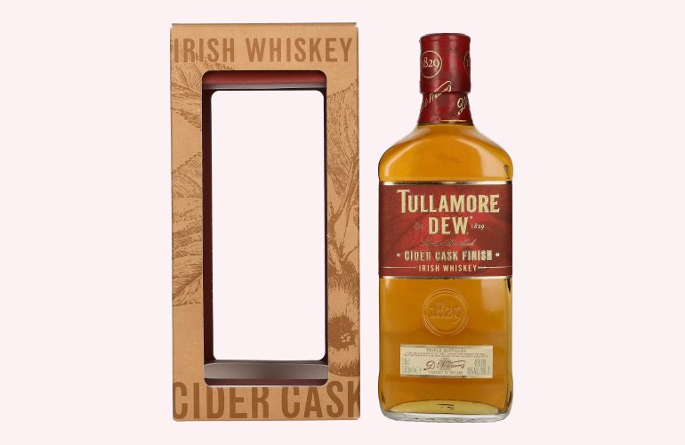 Tullamore D.E.W. Irish Whiskey CIDER CASK Finished 40% Vol. 0,5l in geschenkverpakking