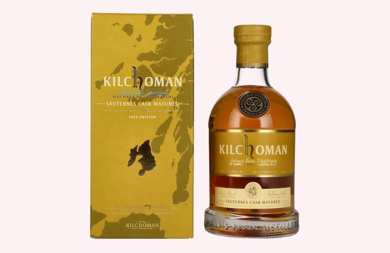 Kilchoman SAUTERNES CASK MATURED Islay Single Malt Limited Edition 2024 50% Vol. 0,7l in Geschenkbox