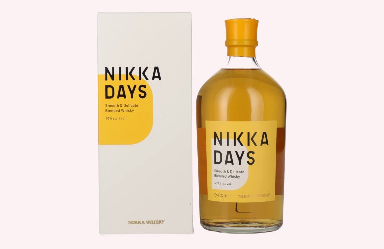 Nikka DAYS Smooth & Delicate Blended Whisky 40% Vol. 0,7l in geschenkverpakking