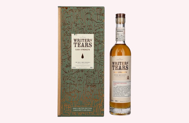 Writer's Tears CASK STRENGTH Irish Whiskey Vintage Release 2022 54,6% Vol. 0,7l in Giftbox