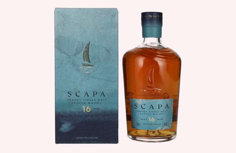 Scapa Orkney 16 Years Old Single Malt Scotch Whisky 48% Vol. 0,7l in Giftbox