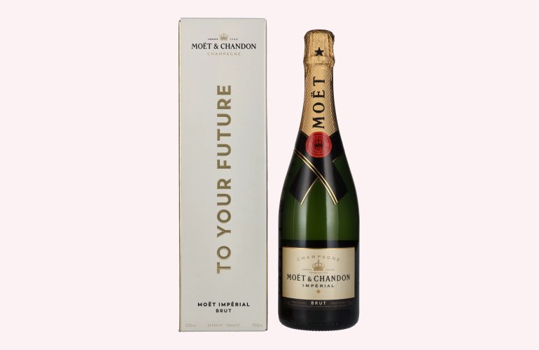 Moët & Chandon Champagne IMPÉRIAL Brut Milestones 12% Vol. 0,75l en boîte cadeau